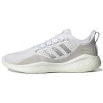 Adidas Fluidflow 2.0 alumiiniumist matt-h&otilde;bedased naiste tossud valged liiva-beeži-metallist GX8287 36