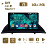 Juhtmeta autoraadio BMW X3 E83 2004-2012 auto multimeediumipleierile GPS-navigatsioonipeakomplekt WIFI 1+16GB