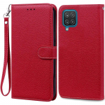 16 v&auml;rvi Galaxy A12 &uuml;mbris Samsung Galaxy A12 &uuml;mbrisele nahast rahakoti &uuml;mberp&ouml;&ouml;ratav &uuml;mbris Samsung A12 5G GalaxyA12 A 12 kaitsev kaardipesa hoidiku kate