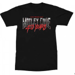 Motley Crue 40 aastat Slim Fit Must Unisex T-s&auml;rk S