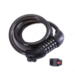 K&otilde;rge turvalisusega vargusvastane 5-kohaline kombineeritud terastraadist mootorratta koodlukk roheline