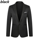 &Auml;ri- ja vabaaja &uuml;likond Lang Groomsman Wedding A Grain of Buckle Meeste &uuml;likond L must