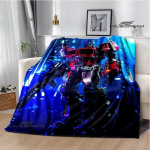 T-Transformers Cartoon Prinditud tekk piknikutekk Soe tekk Flanell Pehme Hubane Tekk Kodu reisitekk S&uuml;nnip&auml;evakingitus 150cm x 200cm