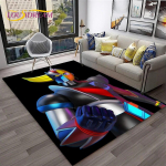 3D multifilmi UFO Robot Grendizer Anime vaibavaip kodu elutoa diivani uksemati sisekujunduseks, lasteala vaip libisemiskindel p&otilde;randamatt 40x60cm