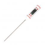 &Otilde;litermomeetri tundlik t&auml;pne LCD-ekraan, roostevabast terasest sondiga liha temperatuurim&otilde;&otilde;tur kodu jaoks valge