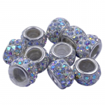 50 tk 12 mm kristallist akr&uuml;&uuml;list lahtised helmed ehete valmistamiseks DIY ripatsiga kaelakee k&auml;ev&otilde;ru White AB