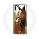 Coque pour Samsung Galaxy A20e Quarter Horse Marron Race de cheval