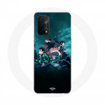 &Uuml;mbris Oppo A74 Demon Slayer Manga Tanjiro ja Nezuko jaoks