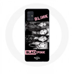 Coque pour Samsung Galaxy A51 Blackpink Square One Album Affiche Chanson BOOMBAYAH