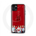 Iphone 13 Pro Max BTS Bangtan Boysi punase taustaga &uuml;mbris 2023. aasta j&otilde;ulukingiks