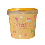 Unique bubble bath bomb bubble gum flavor, 1 piece, 400g