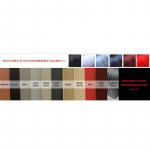 Pehmest nahast uksepaneeli kate mudelile Mazda 6 2006 2007 2008 4tk/komplekt Autokujuline ukse k&auml;etoe paneeli nahakatte kleebise &auml;&auml;ris 4x Armrest Black-red