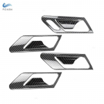 VW Golf 6 MK6 2008-2013 ABS-i s&uuml;sinikkiust tekstuuriga auto siseukse uksek&auml;epideme t&otilde;mbeuksed kaussi raami katte kaitseliistu jaoks LHD