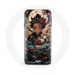 Coque pour Samsung Galaxy J3 2017 Demon Slayer Tanjiro Anime Manga - Maniacase