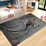 1 tk V&auml;simusvastased k&ouml;&ouml;givaibad Dinosauruse fossiilprinteriga veekindel libisemiskindel paks polsterdatud k&ouml;&ouml;gimatt Tugeva t&ouml;&ouml;v&otilde;imega mugav k&ouml;&ouml;gimatt 40*60cm