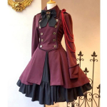 Uued renessansiaegsed naiste vintage vibu volangidega kleit gooti stiilis naiste lolita kleidid elegantsed pikkade varrukatega tee&otilde;htu Cosplay hommikumantlid XXXXXL must