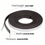 Isekleepuv painduv magnetlindi rull sobib v&auml;ga h&auml;sti k&auml;sit&ouml;&ouml;- ja isetegemisprojektide, tahvlite ja k&uuml;lmikute jaoks 2MM*0.47inch*78.74inch