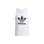 Adidas Originals Trefoil Tank kontrastse Trefoil logoga Sporditreeningu vest Meeste peals&auml;rgid Valge H06636 XL white