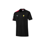 Puma Ferrari Racing Series Sportlik Vabaaja T-s&auml;rk Patchwork &Uuml;mmarguse Kaelusega L&uuml;hikeste Varrukatega Meeste Topid Must 595427-02 S
