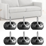 6Pcs Sectional Sofa Connector Couch Accs Easy to Use Universal Durable Replacement