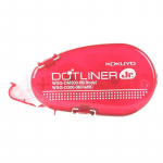 Kahepoolne kleepuvate t&auml;ppide pulgarull, p&uuml;sikleepuv aplikaator liimilindi jaotur, taast&auml;idetav oranž