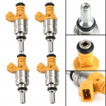 4 tk K&uuml;tusepihustid 0K30E13250 sobivad Kia Rio 1.6L L4 2001-2005 FJ640 jaoks Auto tarvikud