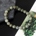 Originaalsed India labradoriithelmestest k&auml;ev&otilde;rud naistele Reiki Looduskivi Sinine Kuukivi v&otilde;lu K&auml;ev&otilde;ru femme bijoux Paari ehted 6mm Beads&17cm-6.69inch