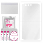 apgo Ultra Clear Protective Skin Sticker for the back compatible with Honor 9, Wrap Film, Hydrogel Film, Flexible, Soft TPU with positioning layer eas