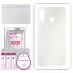 apgo MATTE Protective Skin Sticker for the back compatible with Huawei P30 lite, Wrap Film, Hydrogel Film, Flexible, Soft TPU with positioning layer e