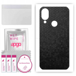 apgo Kaitsev nahakleebis seljale, mis &uuml;hildub Cat S62 Pro, &uuml;mbriskilega, fooliumiga, vin&uuml;&uuml;liga &ndash; mustriga k&auml;rgstruktuuriga muster