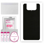 apgo Protective Skin Sticker for the back compatible with Asus Zenfone 7 Pro ZS671KS, Wrap Film, Foil, Vinyl - Pattern Matrix