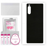 apgo Protective Skin Sticker for the back compatible with Sony Xperia 10 III SO-52B, Wrap Film, Foil, Vinyl - Pattern Matrix