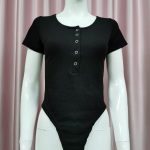 Y2K suvine l&uuml;hikeste varrukatega s&uuml;gava V-kaelusega seksikas soliidne n&ouml;&ouml;biga mitmek&uuml;lgne sisevooder naiste kombinesoon S must