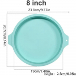 8-tolline &uuml;mmargune silikoonkihiga koogivorm silikoonvahuga koogivorm kihiline kook &uuml;mmargune vorm koogik&uuml;psetust&ouml;&ouml;riist k&ouml;&ouml;git&ouml;&ouml;riist roheline