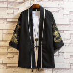 Hiina meeste Hanfu Jaapani kimono kampsun jakk iidses stiilis Ukiyoe iidne kost&uuml;&uuml;m, kuub 4XL