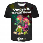 Ts&auml;rgid M&auml;ng Splatoon 3D Prinditud &Uuml;markaelus Ts&auml;rk vabaaja poiste T&uuml;drukute Unisex Topid Suurem&otilde;&otilde;tmelised Mood Harajuku Lapsed T-s&auml;rgid Riietus 160