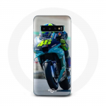 Coque pour Samsung Galaxy S10 Valentino Rossi Pilote de vitesse