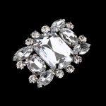 Glitter Rhinestone Shoe Clip Decoration, Wedding Bridal Shoes Charm Jewelry foe Women Flats, Low ,