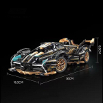 1:14 ehitusploki kontseptsioon Supersport auto Lahe tehnilise disainiga klotsid Modell S&uuml;nnip&auml;eva j&otilde;ulukingitus s&otilde;pradele v&otilde;i lastele t&auml;iskasvanutele No Box