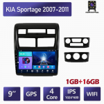 2din Android 9 autoraadio multimidia videopleier KIA Sportage 2007-2011 navigatsiooni-GPS-i helipeakomplektile WIFI 1+16GB