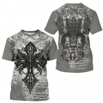 Vintage meeste T-s&auml;rk Arhaic By Affliction Colisson Graphic T-s&auml;rgid Ristprinteriga l&uuml;hikeste varrukatega T-s&auml;rk Suurem&otilde;&otilde;dulised r&otilde;ivatopid M