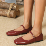 Suurus 35-44 Naiste balletikingad Armsad Mary Jane kingad naistele Pehmed balleriina tantsu vaba aja kingad 35 tumepunast v&auml;rvi