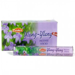 Tridev Agarbatti Ylang Ylang Viirukipulgad | Kuusnurkne sari | L&otilde;hn | P&uuml;hendumuslik | 6 pakki * 20 g pooja/jumalateenistuse jaoks