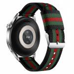 17mm 19mm 20mm kangast nailonist kellarihm SWATCH k&auml;ev&otilde;ru randmepaelale, naiste meeste k&auml;ekella, spordikella tarvikute rihm 20mm roheline/must