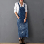 Naiste teksakleidid Sukad Varrukateta Rihm Sirged Pikad Seelikud Suvine Lahtine Kombinesoon Teksad Kleidid Vestidos L tumesinine v&auml;rv