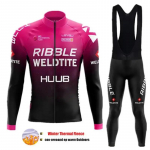 2024 Team Winter Thermal Fliis Rattas&otilde;iduriided Meeste Jersey kost&uuml;&uuml;m &otilde;ues, Soe Rattas&otilde;iduriided Mtb Pika rinnaga p&uuml;kste komplekt 5XL