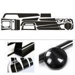 Mercedes C-klass W204 5D s&uuml;sinikkiust mustriga siseviimistluse DIY kleebised