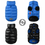 Koerte veekindlad &uuml;mberp&ouml;&ouml;ratavad riided koerte talvised sulejope v&auml;ikestele ja keskmistele suurtele koertele kutsikas paksud soojad r&otilde;ivad lemmiklooma riided prantsuse buldog 6XL