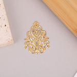 20 tk pronks/vask/kuld/h&otilde;be filigraansed &uuml;mbrised lille&uuml;hendused metallist k&auml;sit&ouml;&ouml; kingituste kaunistamiseks isetegemise tarvikud Gold 26x35mm