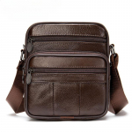 Meeste Nahast Crossbody Kott Meeste Vertikaalne Esimene Kiht Veisenahast Vabaaja &Otilde;la Crossbody Kott Luksuslik Meeste Kott